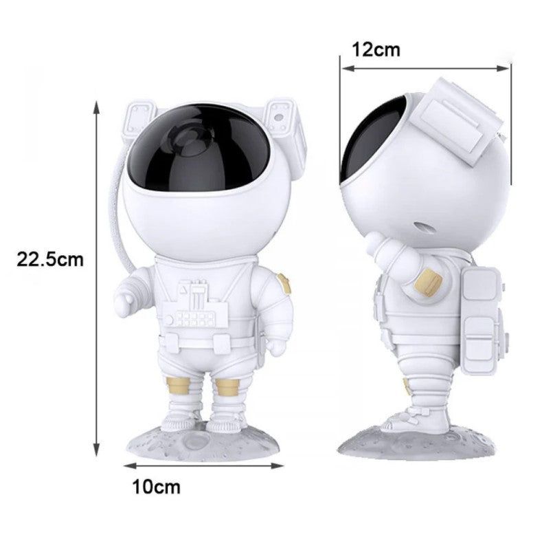 Astronauta Luminária Projetor De Luz Estrela Galáxia Nebulosa