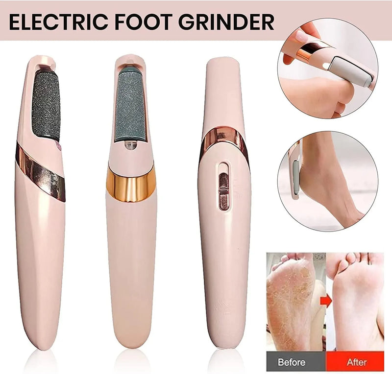 Lixa De Pé Esfoliador Elétrico Para Tirar Calos Pedicure Aparelho Portátil Recarregável