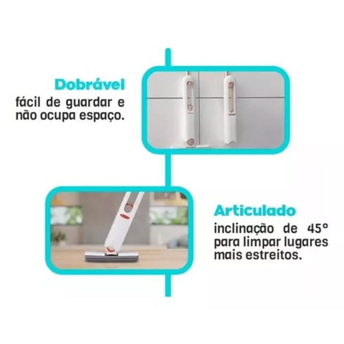 MINI MOP RODO DE LIMPEZA PORTÁTIL ESFREGAO DOBRAVEL MULTIUSO BBG70100 (5075)