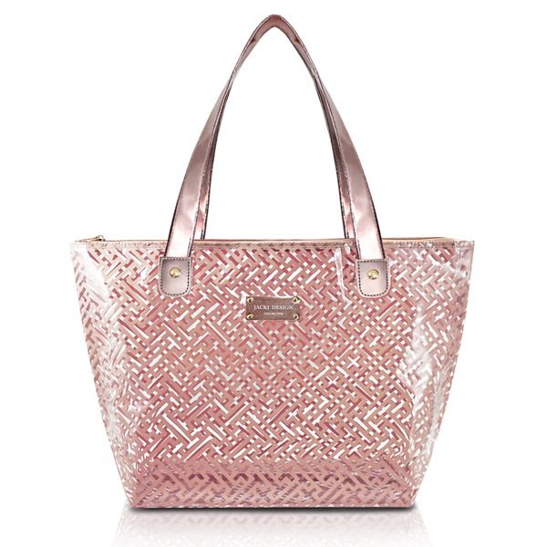 Bolsa de Ombro Transparente Diamantes Jacki Design (ABC17573)