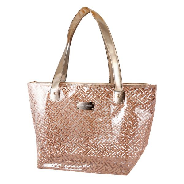 Bolsa de Ombro Transparente Diamantes Jacki Design (ABC17573)