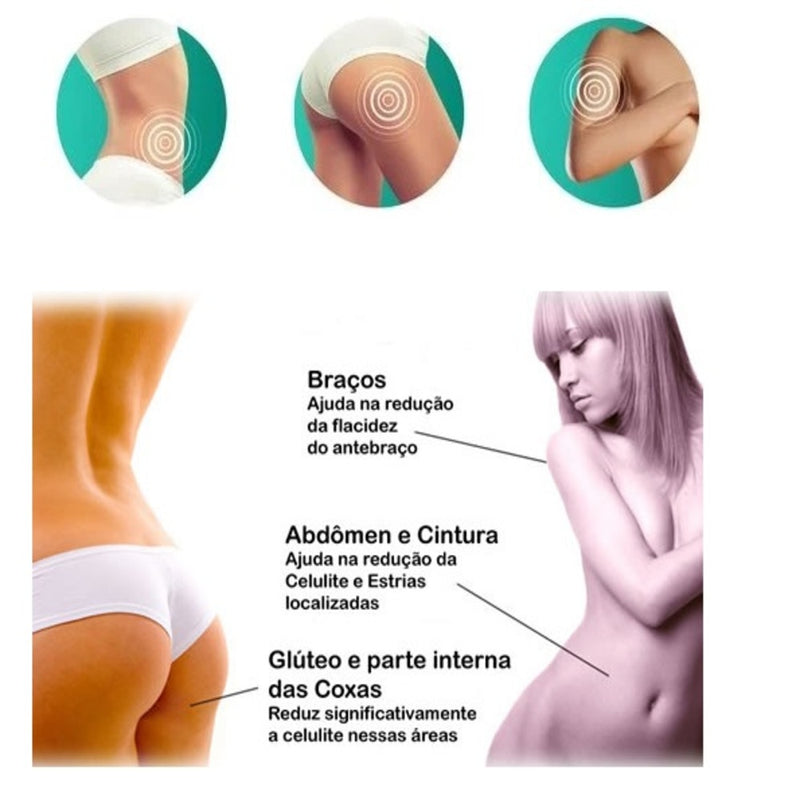 MASSAGEADOR ANTI CELULITE APARELHO DRENAGEM LINFÁTICA CELLULESS PORTÁTIL VENTO