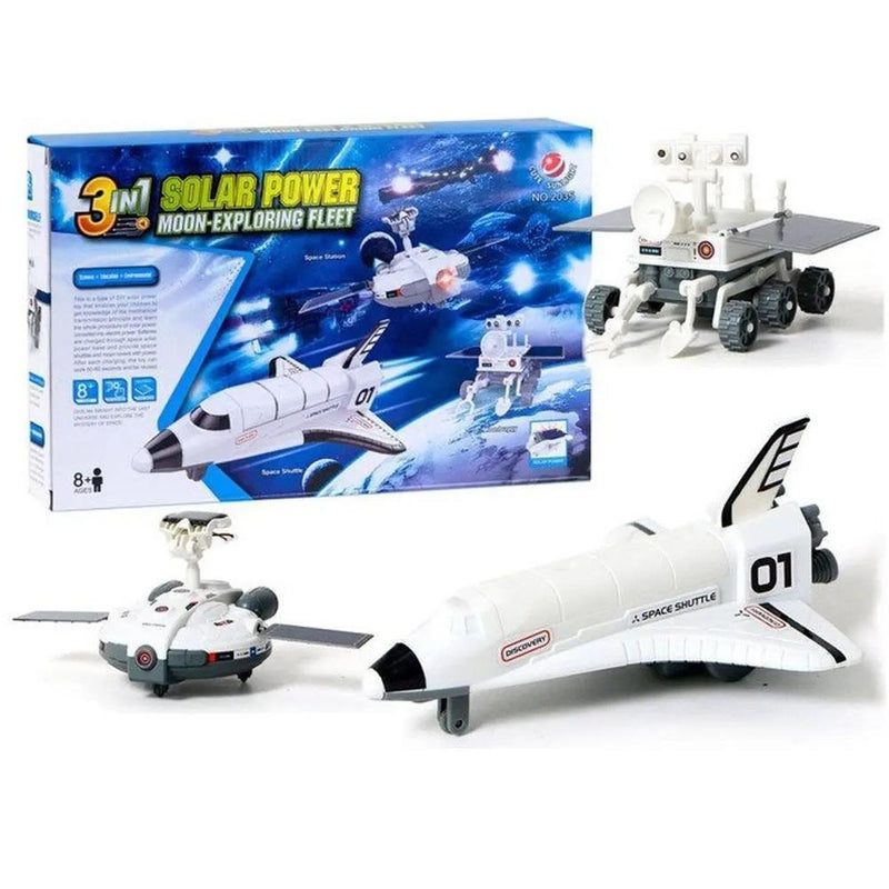 KIT ESTACAO SOLAR ROBOTICA ROBO DIDATICO 3 EM 1 BRINQUEDO COM PLACA DE ENERGIA A