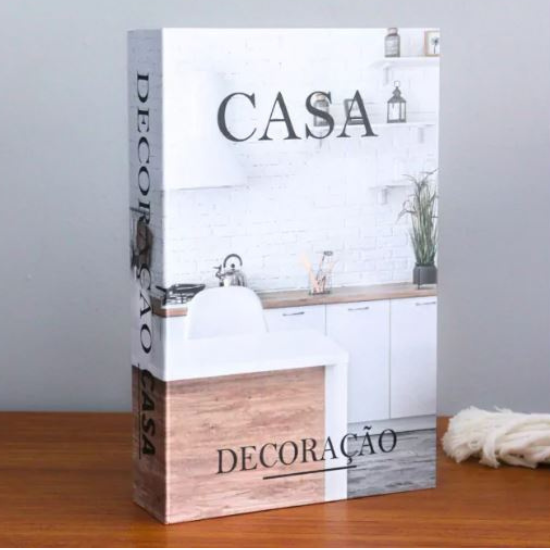 Kit livro caixa decorativa caixa Porta objeto (LV054)