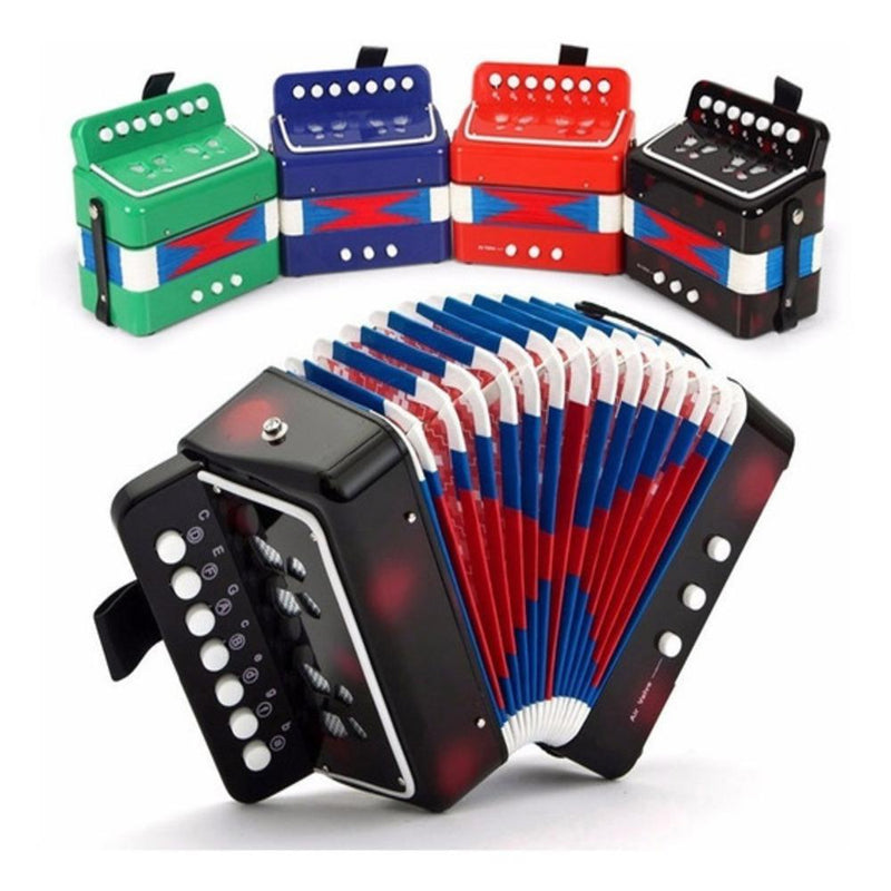 SANFONA INFANTIL 3 BAIXOS ACORDEON MINI GAITA ESTILO PROFISSIONAL (4870)